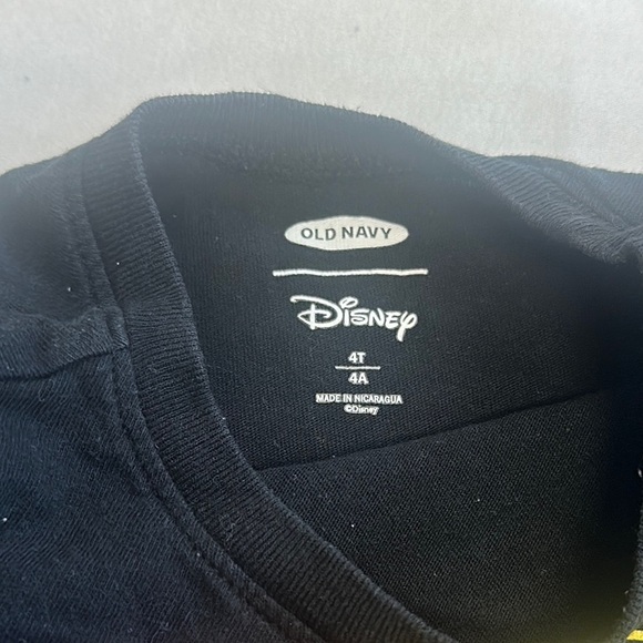Old Navy X Disney - Black Short Sleeve Tees Vibrant Graphics - Picture 2 of 4